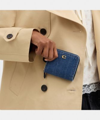 エッセンシャル ビルフォールド ウォレット・デニム | COACH
